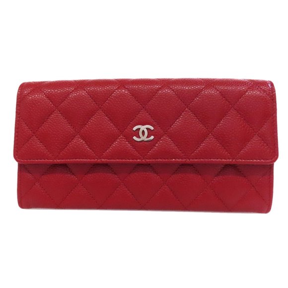 CHANEL Red Logo Wallet - Picture 1 of 11